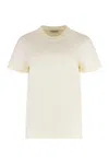 Moncler Cotton Crew-neck T-shirt In White