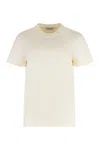 Moncler Cotton Crew-neck T-shirt In White