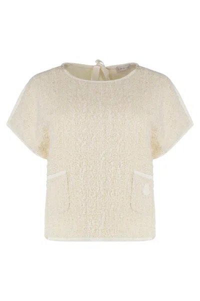 MONCLER MONCLER COTTON CREW-NECK T-SHIRT