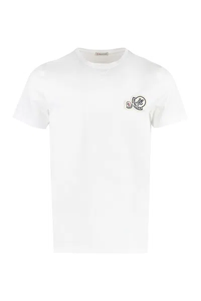 Moncler Cotton Crew-neck T-shirt In Default Title