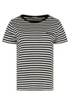 Moncler Cotton Crew-neck T-shirt In Neutral