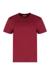 Moncler Cotton Crew-neck T-shirt In Red
