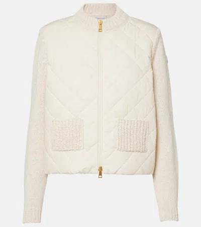 Moncler Cotton Fleece Jacket In Black