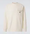 Moncler Sweatshirt En Coton In White