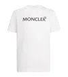 Moncler Enfant Logo Printed Crewneck T-shirt In White