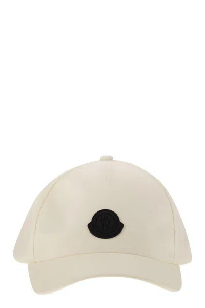 MONCLER MONCLER COTTON GABARDINE BASEBALL CAP