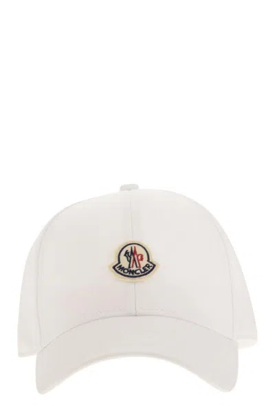Moncler Cotton Gabardine Baseball Cap
