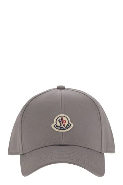 MONCLER MONCLER COTTON GABARDINE BASEBALL CAP