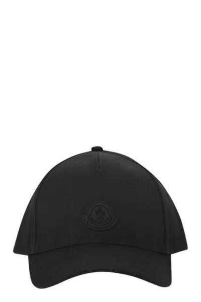 Moncler Cotton Gabardine Baseball Cap