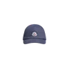 Moncler Casquette En Gabardine De Coton In Blue