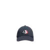 Moncler L20913b000210u618 Tricolour Logo Baseball Cap In Black