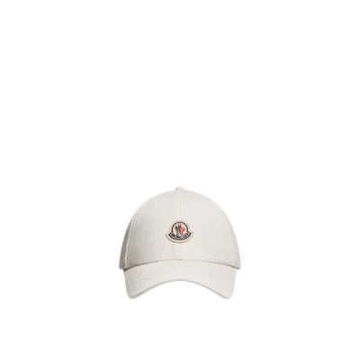 Moncler Classic Baseball Cap For Men In White