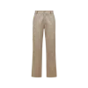 Moncler Pantalon En Gabardine De Coton In Neutral