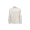 Moncler Surchemise En Gabardine De Coton In White