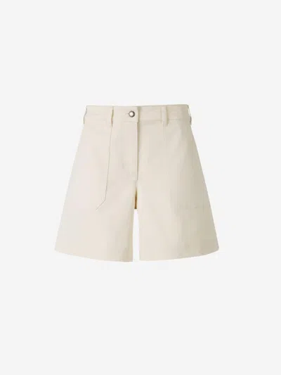 Moncler Cotton Gabardine Shorts