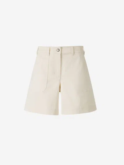 MONCLER MONCLER COTTON GABARDINE SHORTS