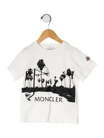 Pre-owned Moncler Babies' Cotton Graphic Print T Shirt In Multi