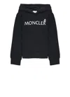 Moncler Cotton Hoodie In Black