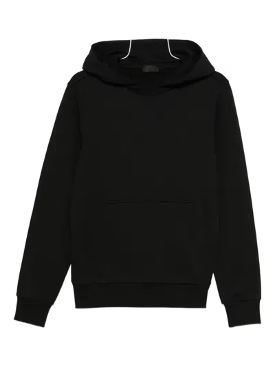 Moncler Cotton Hoodie In Black