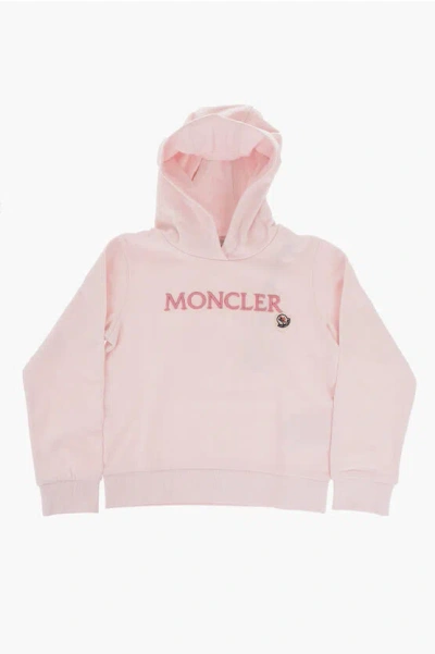 Moncler Cotton Hoodie With Embroidery Logo