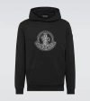 MONCLER COTTON JERSEY HOODIE