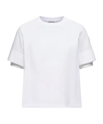 Moncler Cotton Jersey San Gallo T-shirt In White