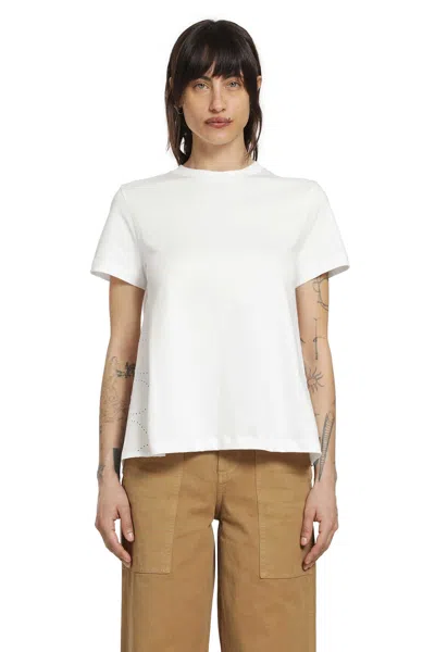 Moncler Cotton Jersey San Gallo T-shirt In White