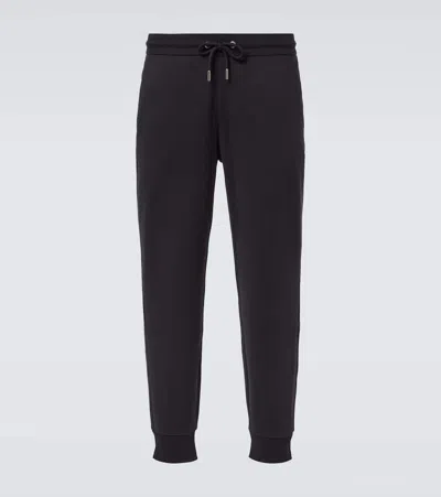 MONCLER COTTON JERSEY SWEATPANTS