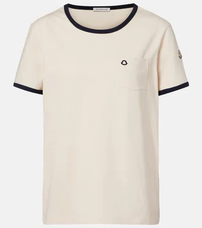 Moncler Cotton Jersey T-shirt In Gray