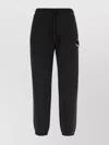 Moncler Cotton Joggers With Elasticated Cuffs And Drawstring Waistband