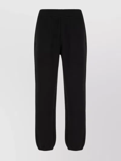 Moncler Cotton Joggers With Elasticated Cuffs And Side Pockets