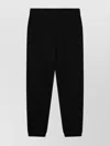 Moncler Cotton Jogging Pants Elastic Waistband In Black
