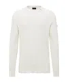Moncler Waffle-knit Logo-patch Sweater