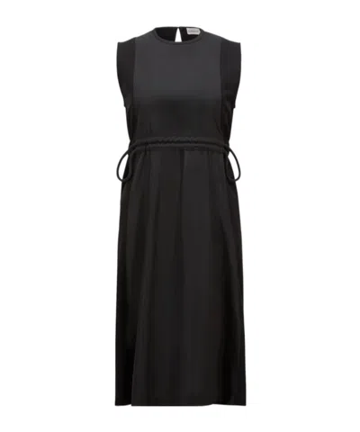 MONCLER MONCLER DRAWSTRING KNEE-LENGTH DRESS