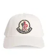 Moncler Men Baseball Cap With Logo In White