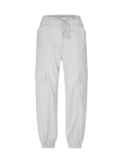 MONCLER MONCLER COTTON LOGO CARGO TROUSERS