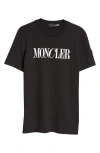Moncler Cotton Logo Graphic T-shirt In Black