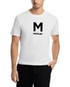 Moncler Logo-print Cotton T-shirt In Natural