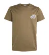 Moncler T-shirt Uni En Coton In Green