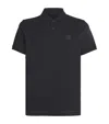 Moncler Polo Shirt With Short Sleeves And Collar In Black