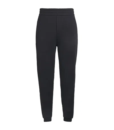Moncler Cotton Logo Sweatpants In Black