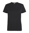 Moncler Cotton T-shirt With Logo In Black