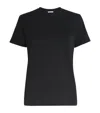 Moncler Cotton Logo T-shirt In Black