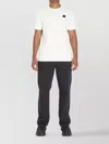 Moncler Men Logo T-shirt In Cotton. Chiedi A Chatgpt In White