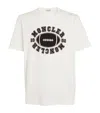 Moncler American Football Pattern T-shirt In White