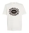 Moncler American Football Pattern T-shirt In White