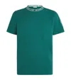 Moncler Cotton Logo-trim T-shirt In Green