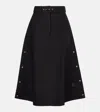Moncler Belted Button-fastening Midi Skirt