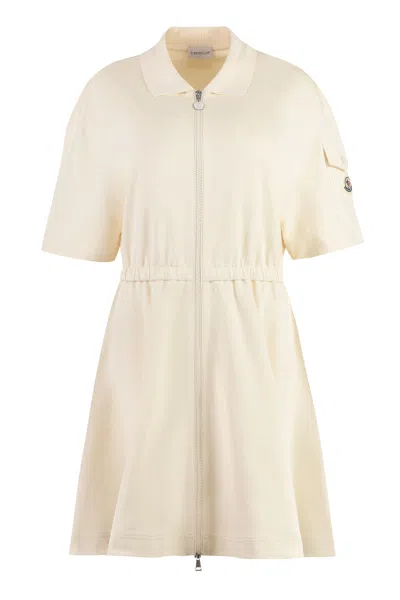 Moncler Cotton Mini-dress In White