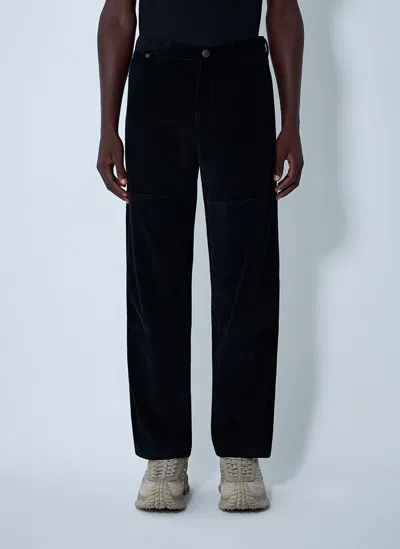 Moncler Cotton Pants In Black